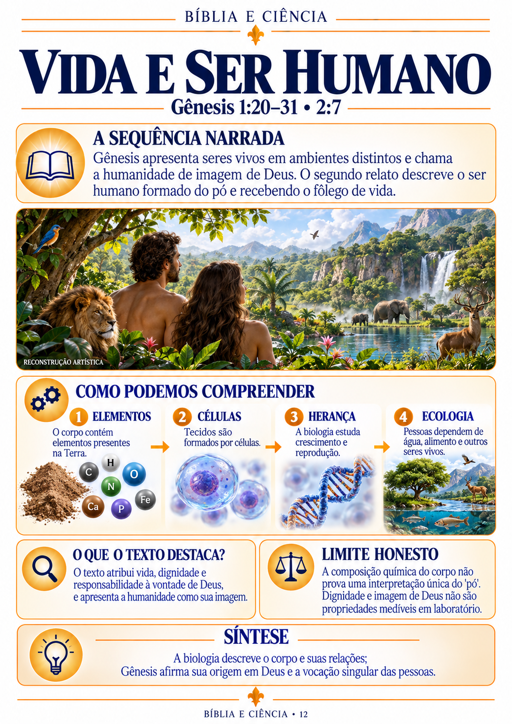 Página: Vida e ser humano